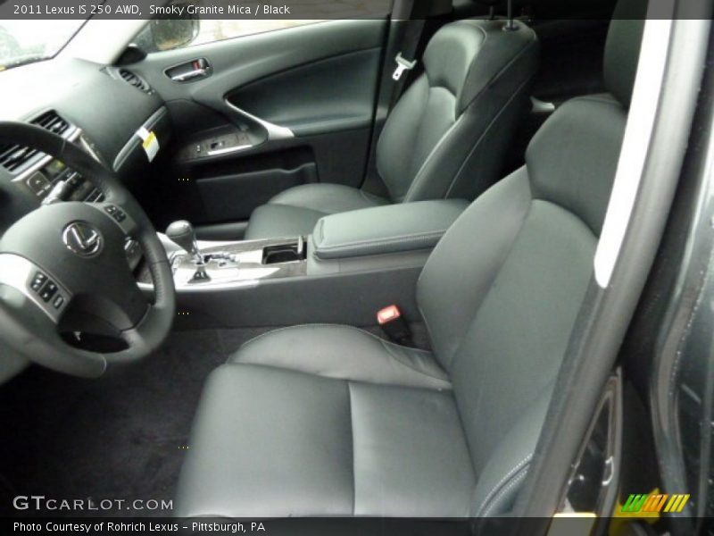 2011 IS 250 AWD Black Interior