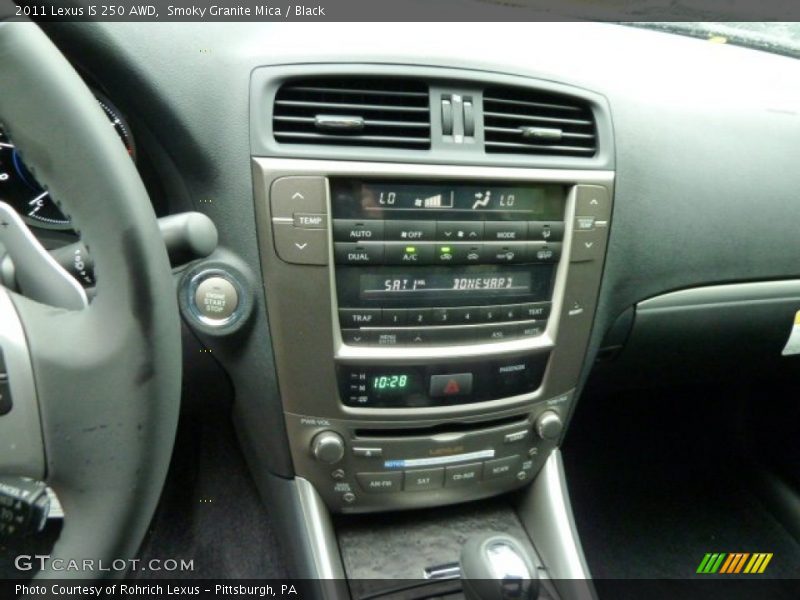 Controls of 2011 IS 250 AWD