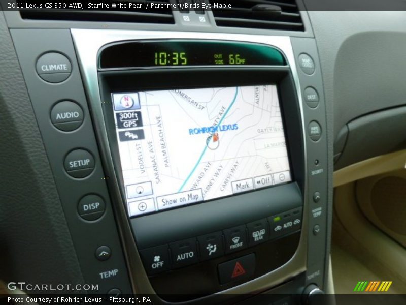 Navigation of 2011 GS 350 AWD