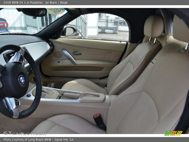 Jet Black / Beige 2008 BMW Z4 3.0i Roadster