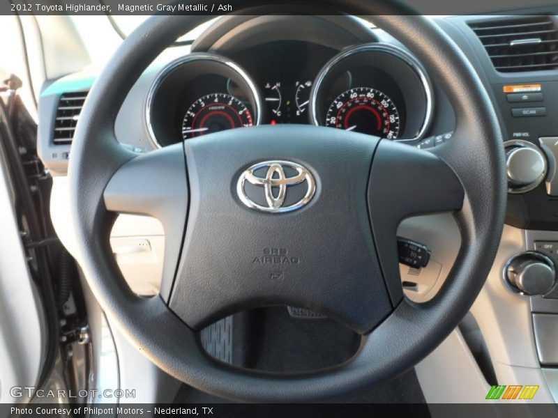 Magnetic Gray Metallic / Ash 2012 Toyota Highlander