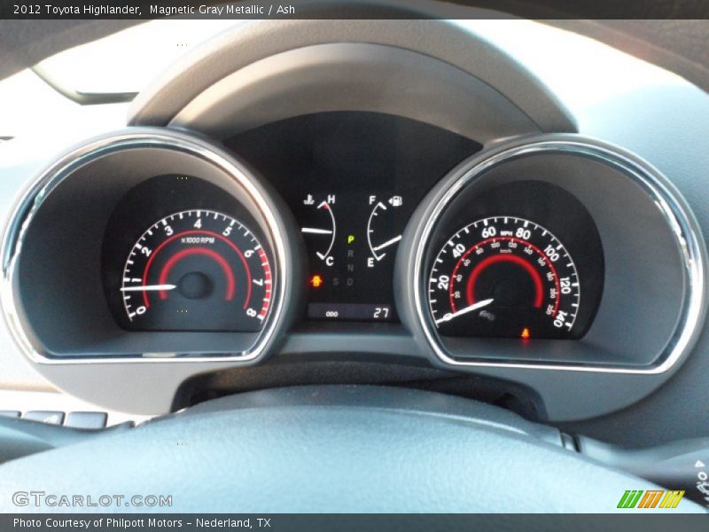 Magnetic Gray Metallic / Ash 2012 Toyota Highlander