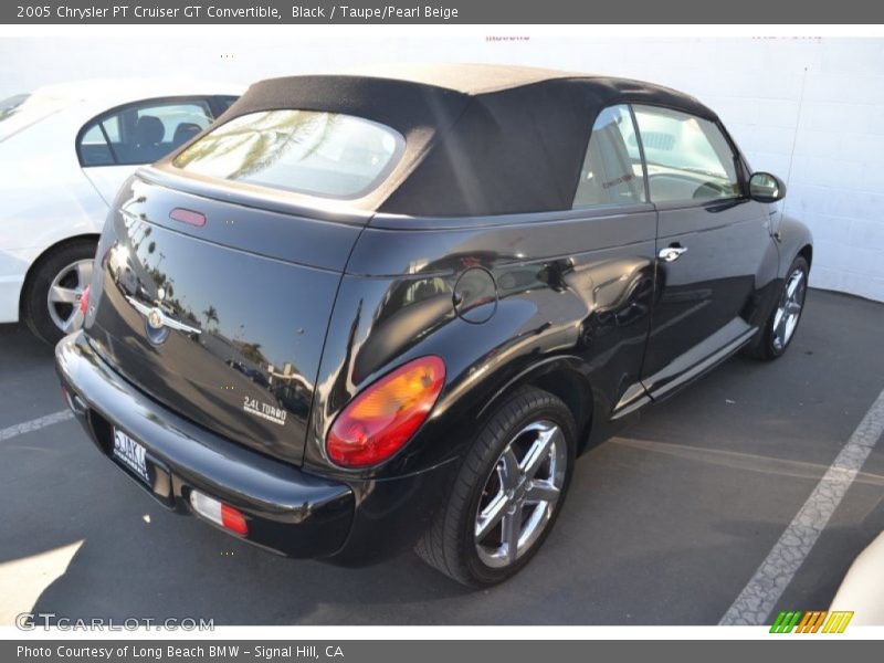 Black / Taupe/Pearl Beige 2005 Chrysler PT Cruiser GT Convertible