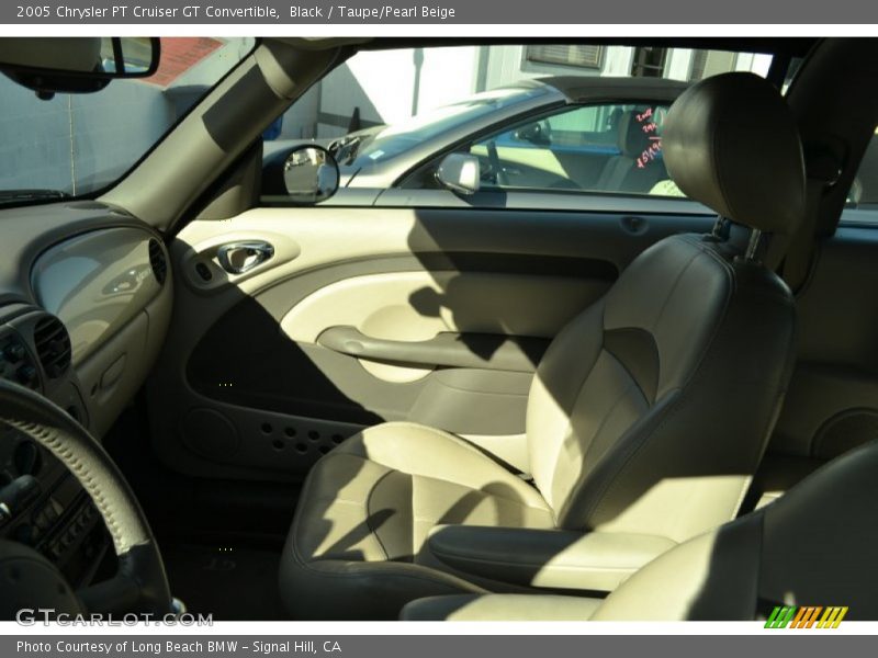 Black / Taupe/Pearl Beige 2005 Chrysler PT Cruiser GT Convertible