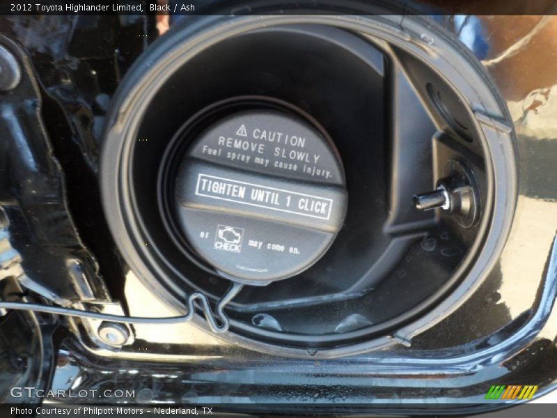 Black / Ash 2012 Toyota Highlander Limited