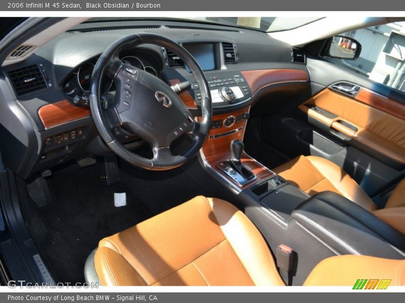 Black Obsidian / Bourbon 2006 Infiniti M 45 Sedan