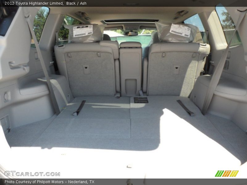  2012 Highlander Limited Trunk