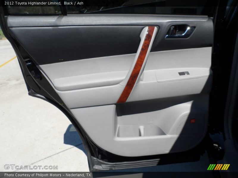 Black / Ash 2012 Toyota Highlander Limited