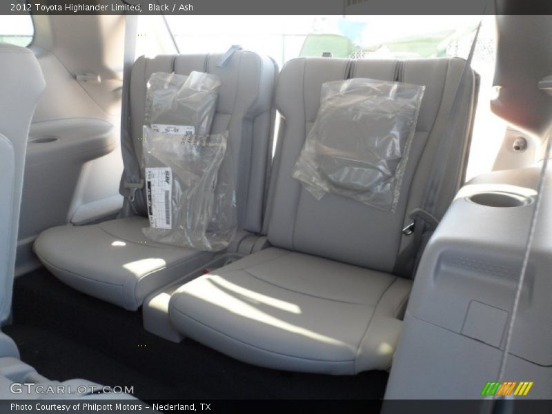  2012 Highlander Limited Ash Interior