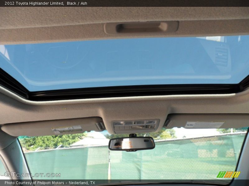 Black / Ash 2012 Toyota Highlander Limited