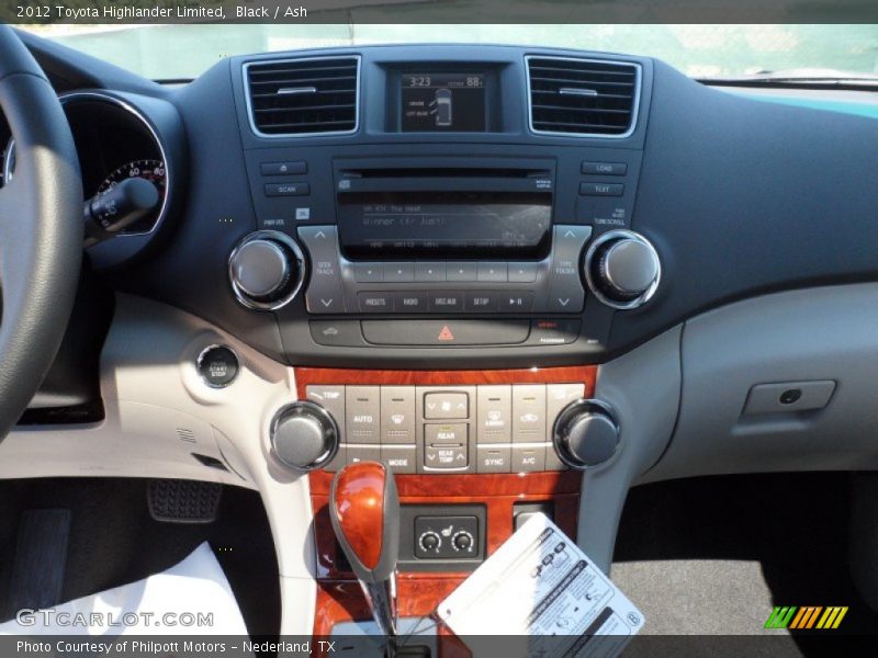 Black / Ash 2012 Toyota Highlander Limited