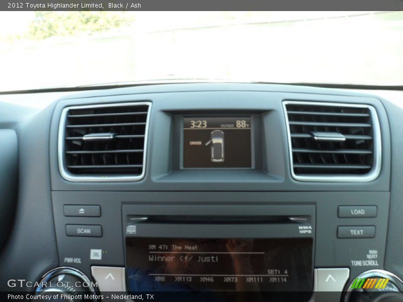 Black / Ash 2012 Toyota Highlander Limited