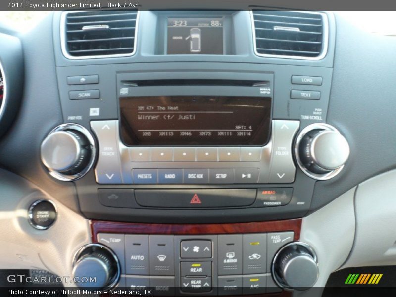 Audio System of 2012 Highlander Limited