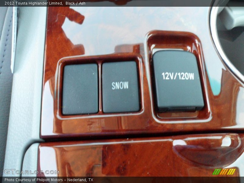 Black / Ash 2012 Toyota Highlander Limited