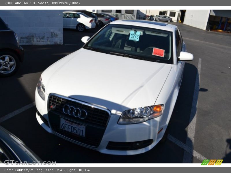 Ibis White / Black 2008 Audi A4 2.0T Sedan