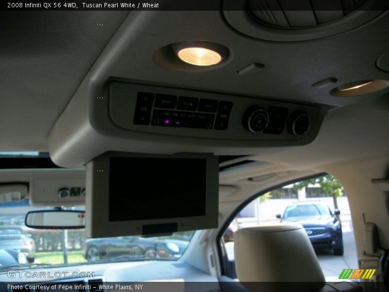 Tuscan Pearl White / Wheat 2008 Infiniti QX 56 4WD