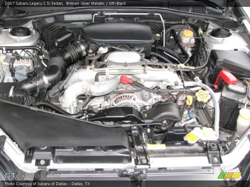 Brilliant Silver Metallic / Off-Black 2007 Subaru Legacy 2.5i Sedan