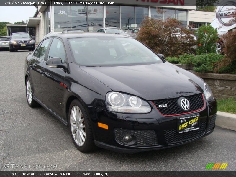 Black / Interlagos Plaid Cloth 2007 Volkswagen Jetta GLI Sedan