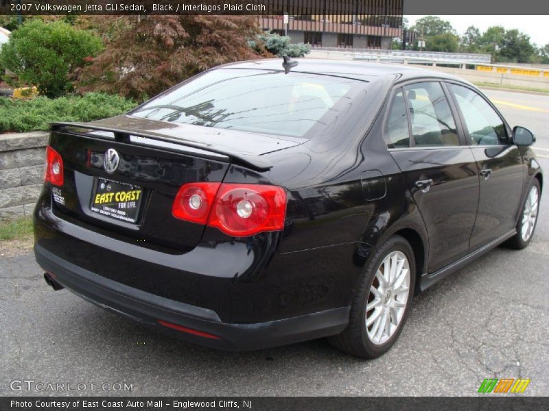 Black / Interlagos Plaid Cloth 2007 Volkswagen Jetta GLI Sedan