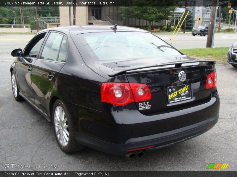 Black / Interlagos Plaid Cloth 2007 Volkswagen Jetta GLI Sedan