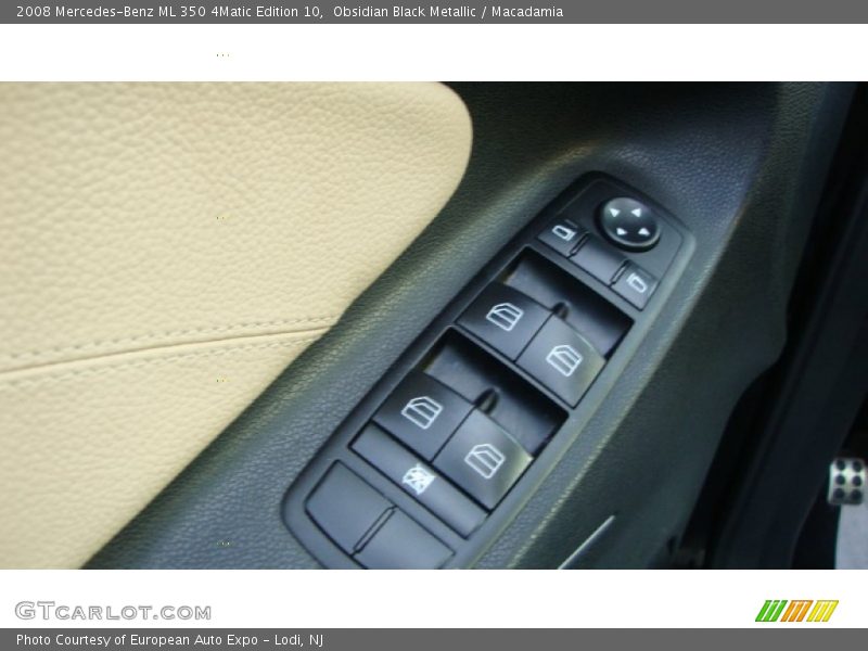 Obsidian Black Metallic / Macadamia 2008 Mercedes-Benz ML 350 4Matic Edition 10