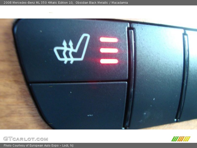 Obsidian Black Metallic / Macadamia 2008 Mercedes-Benz ML 350 4Matic Edition 10