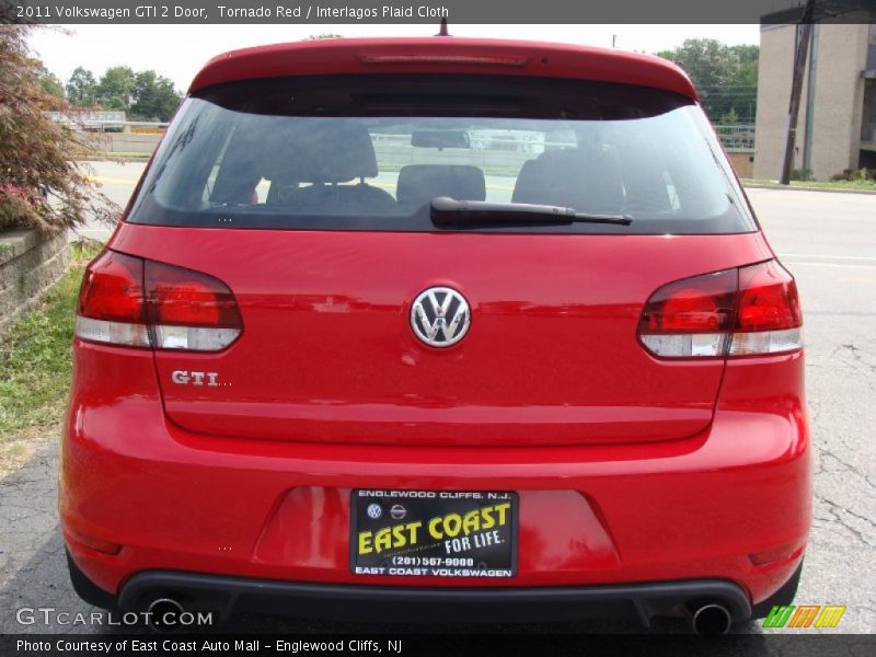 Tornado Red / Interlagos Plaid Cloth 2011 Volkswagen GTI 2 Door