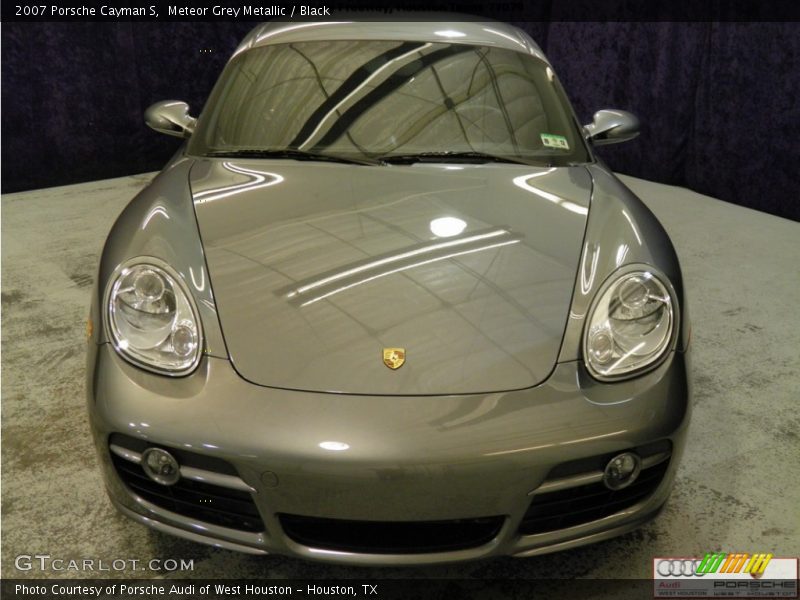 Meteor Grey Metallic / Black 2007 Porsche Cayman S