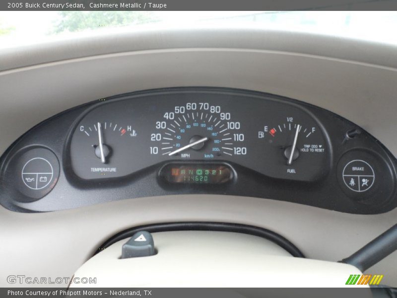 Cashmere Metallic / Taupe 2005 Buick Century Sedan