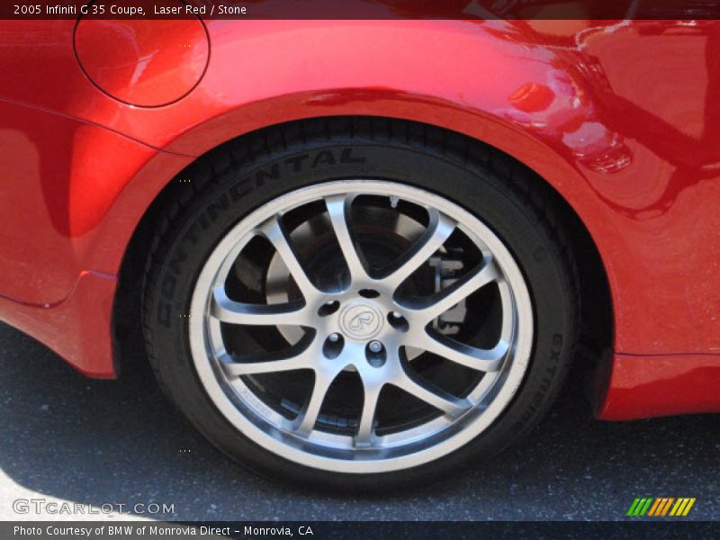 Laser Red / Stone 2005 Infiniti G 35 Coupe