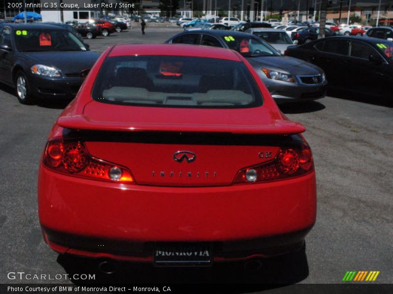 Laser Red / Stone 2005 Infiniti G 35 Coupe