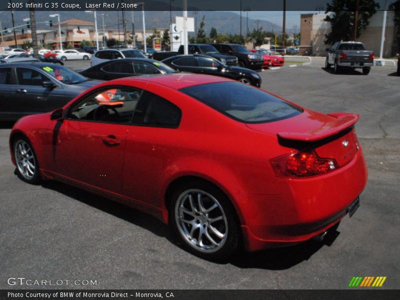 Laser Red / Stone 2005 Infiniti G 35 Coupe