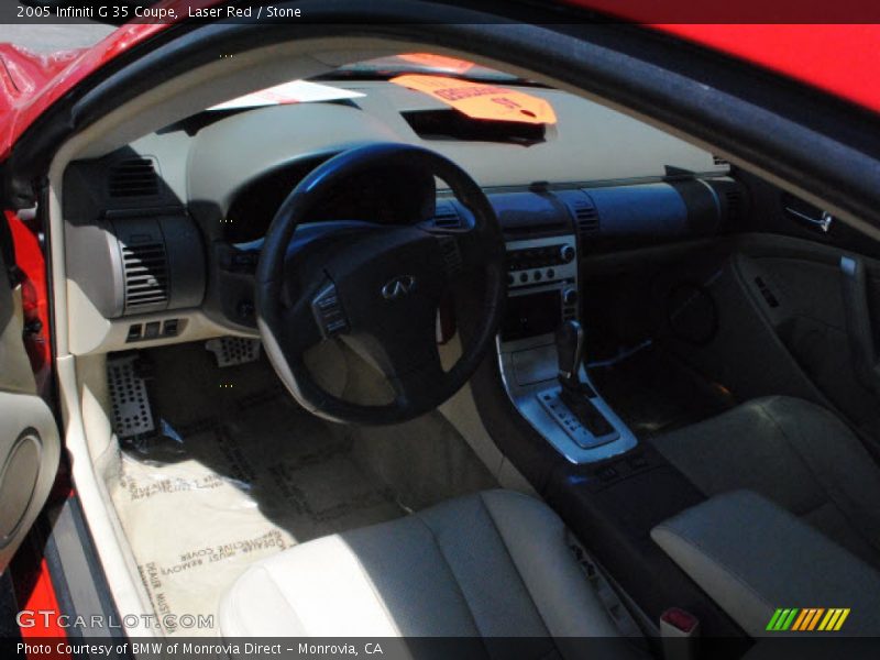 Laser Red / Stone 2005 Infiniti G 35 Coupe