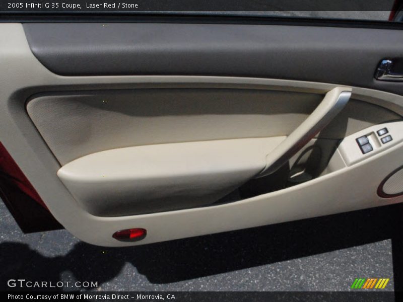 Laser Red / Stone 2005 Infiniti G 35 Coupe