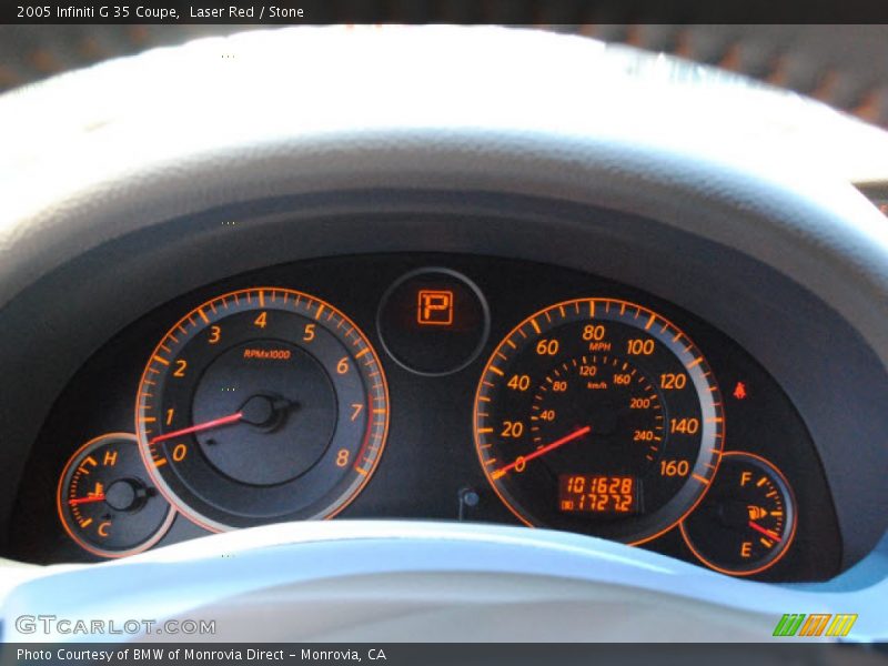 Laser Red / Stone 2005 Infiniti G 35 Coupe