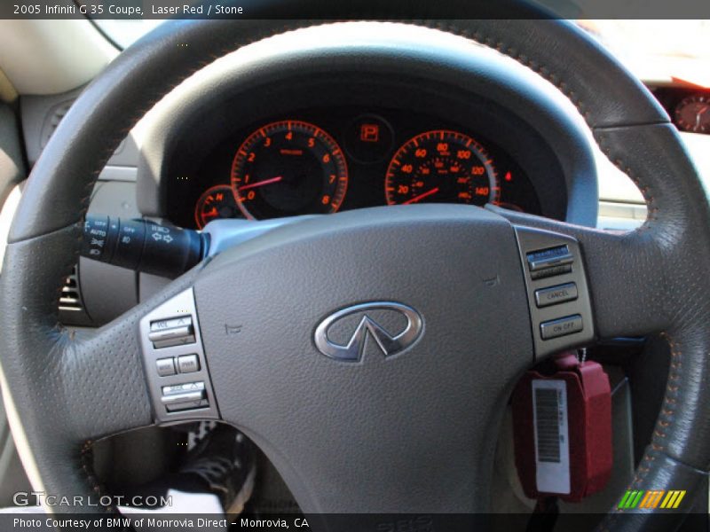 Laser Red / Stone 2005 Infiniti G 35 Coupe