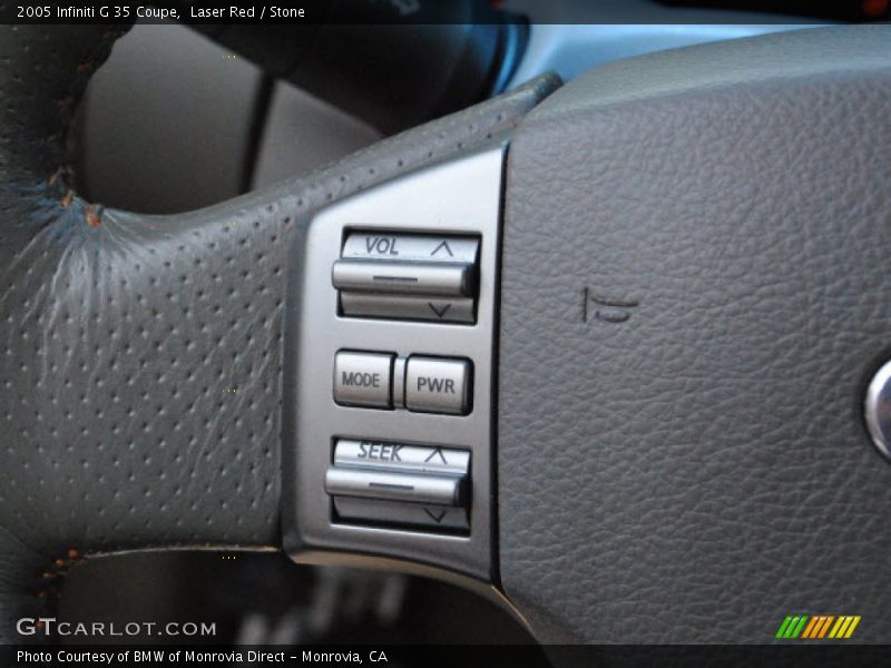 Laser Red / Stone 2005 Infiniti G 35 Coupe