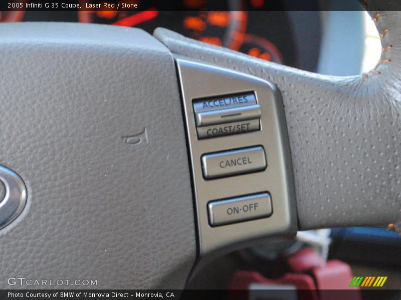 Laser Red / Stone 2005 Infiniti G 35 Coupe