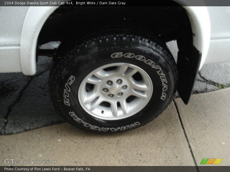 Bright White / Dark Slate Gray 2004 Dodge Dakota Sport Club Cab 4x4