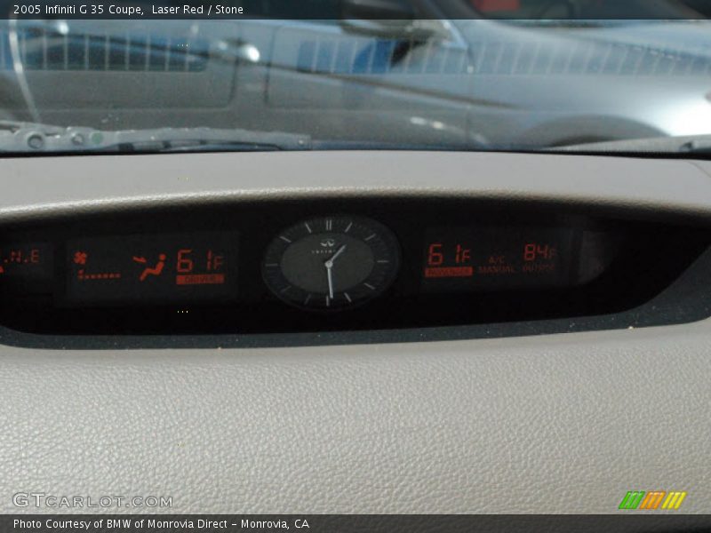 Laser Red / Stone 2005 Infiniti G 35 Coupe