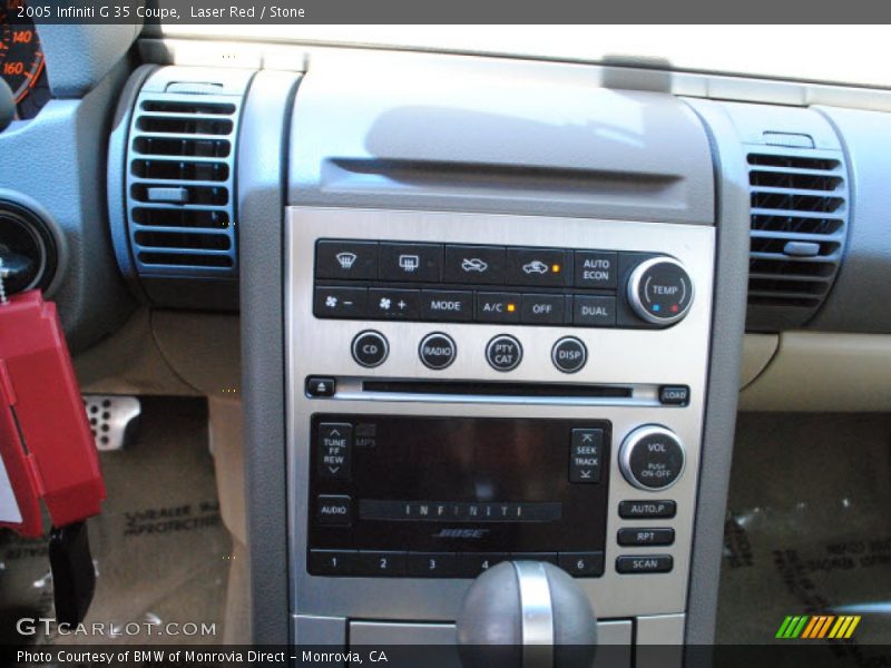Laser Red / Stone 2005 Infiniti G 35 Coupe