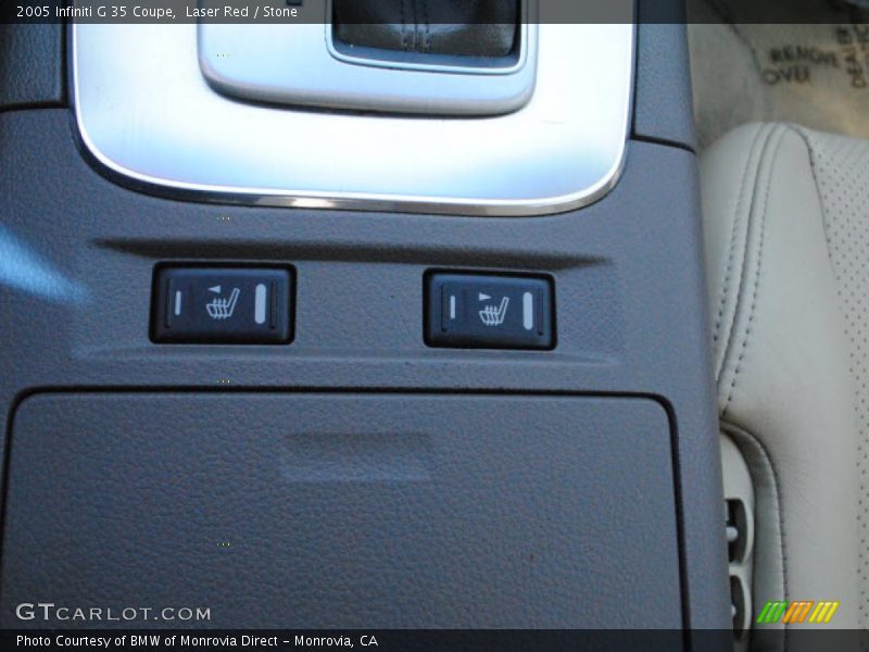 Laser Red / Stone 2005 Infiniti G 35 Coupe