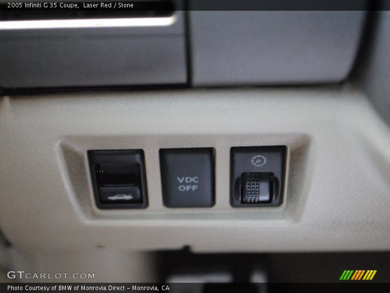 Laser Red / Stone 2005 Infiniti G 35 Coupe