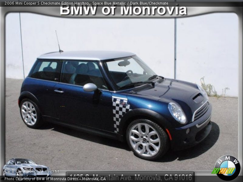 Space Blue Metallic / Dark Blue/Checkmate 2006 Mini Cooper S Checkmate Edition Hardtop