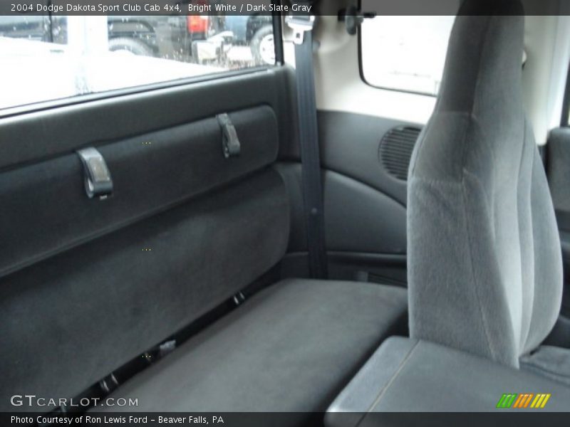 Bright White / Dark Slate Gray 2004 Dodge Dakota Sport Club Cab 4x4