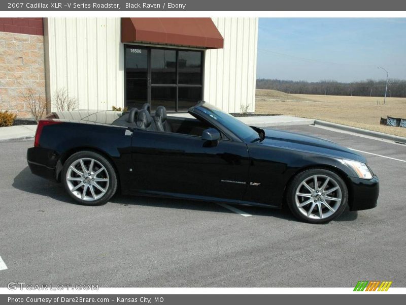 Black Raven / Ebony 2007 Cadillac XLR -V Series Roadster