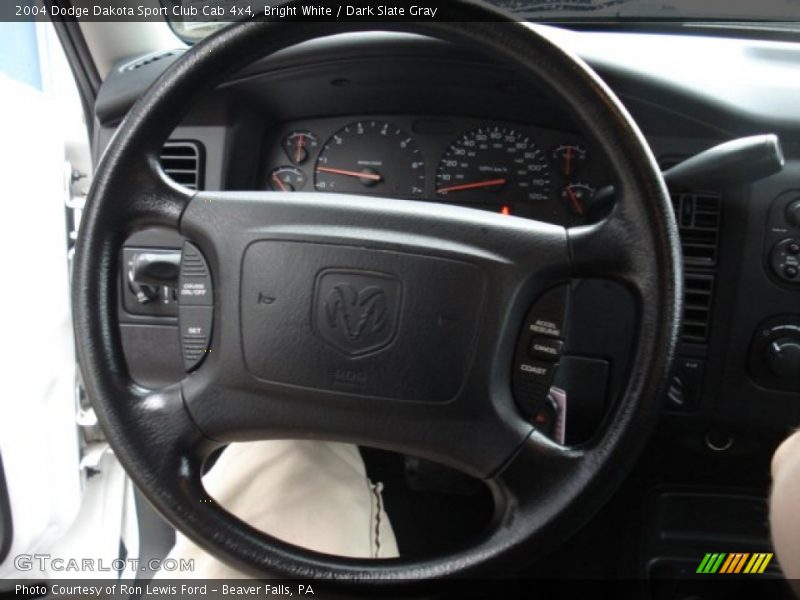  2004 Dakota Sport Club Cab 4x4 Steering Wheel
