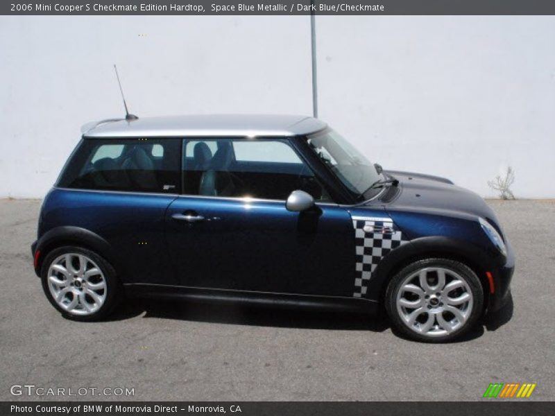 Space Blue Metallic / Dark Blue/Checkmate 2006 Mini Cooper S Checkmate Edition Hardtop