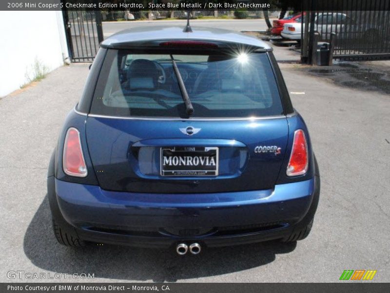 Space Blue Metallic / Dark Blue/Checkmate 2006 Mini Cooper S Checkmate Edition Hardtop