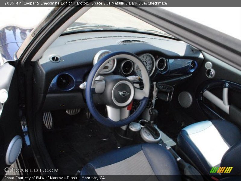 Space Blue Metallic / Dark Blue/Checkmate 2006 Mini Cooper S Checkmate Edition Hardtop